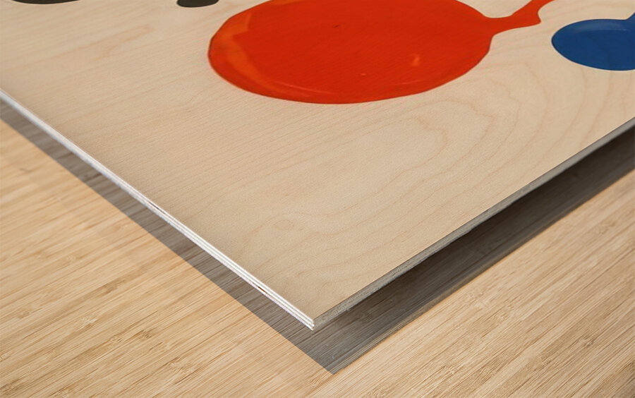 Alexander Calder 4 Wood print