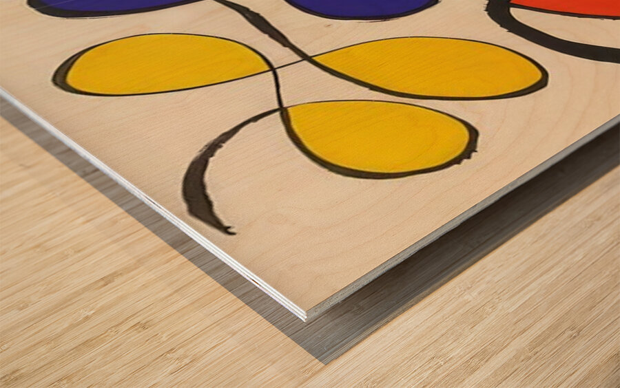 Alexander Calder 9 Wood print