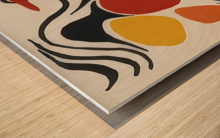 Alexander Calder 10 Wood print