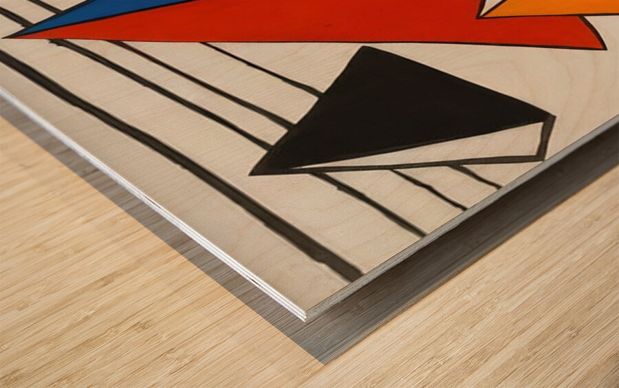 Alexander Calder 14 Wood print