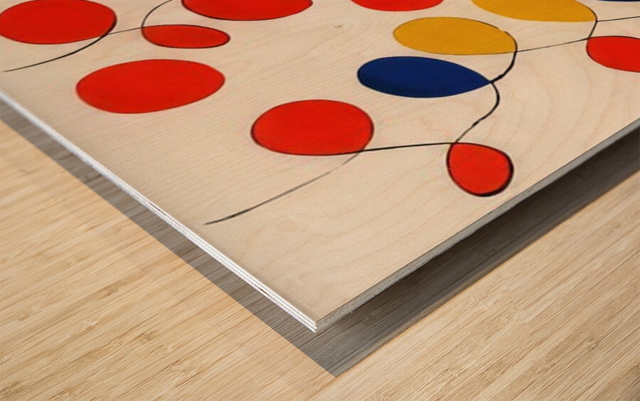 Alexander Calder 22 Wood print