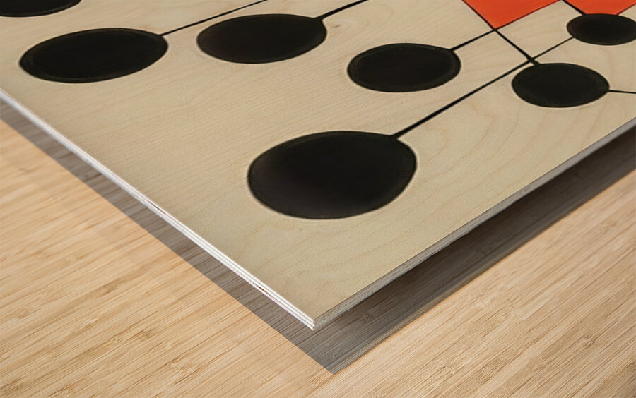 Alexander Calder 24 Wood print