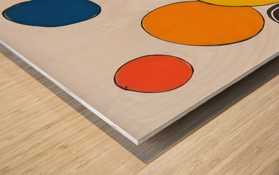 Alexander Calder 26 Wood print