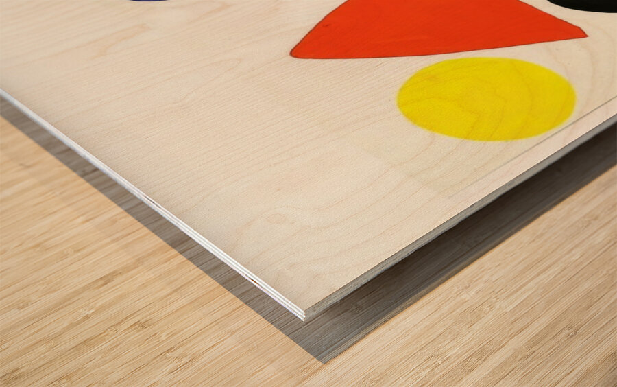 Alexander Calder 5 Wood print