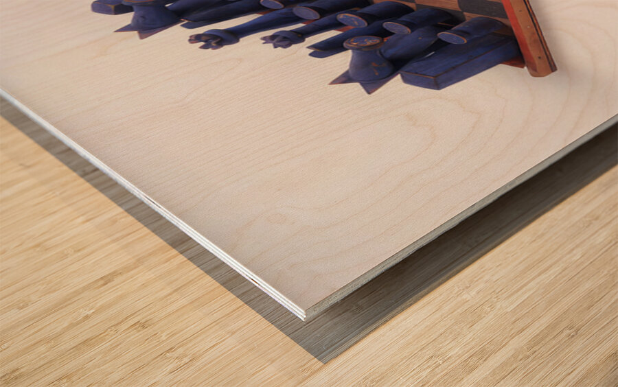 Alexander Calder 9 Wood print