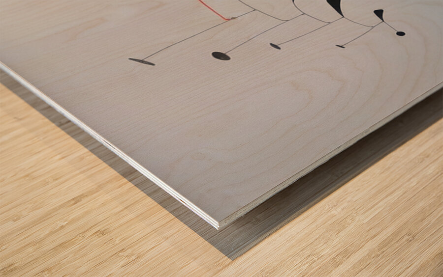 Alexander Calder 20 Wood print