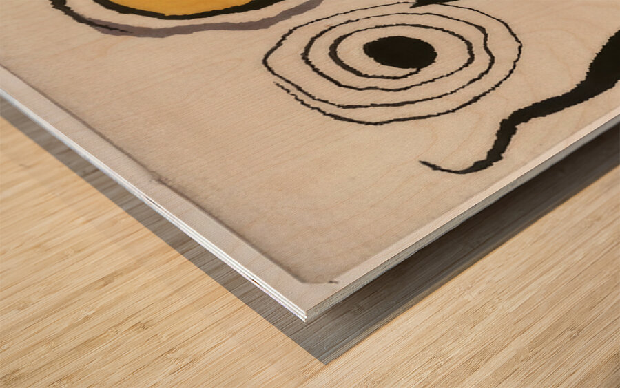 Alexander Calder 37 Wood print