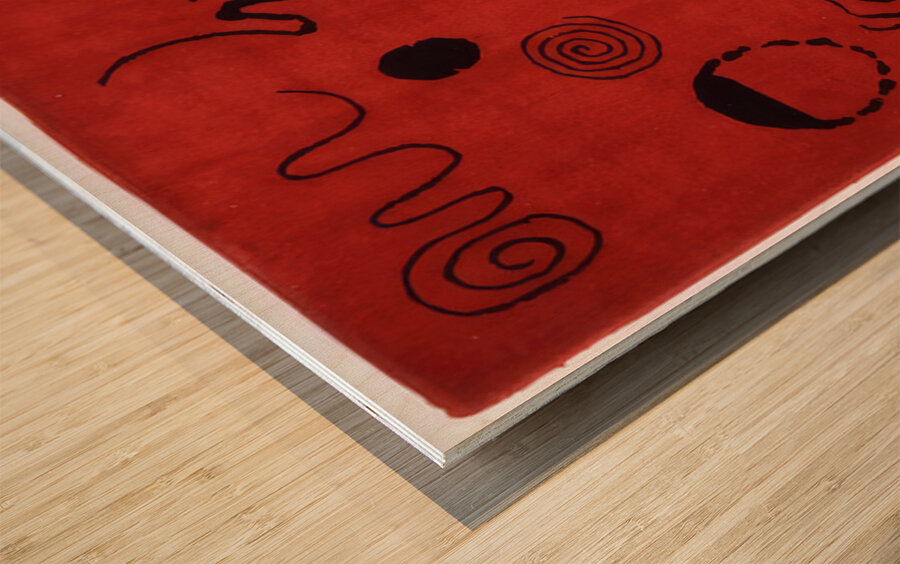 Alexander Calder 55 Wood print