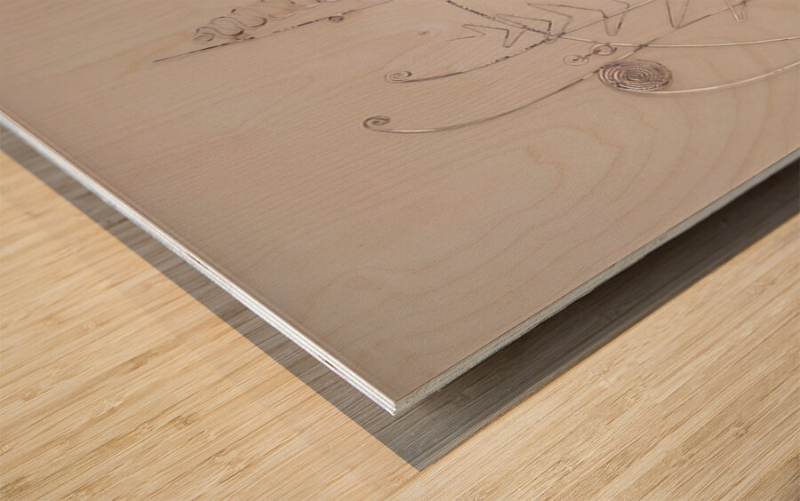 Alexander Calder 5 Wood print