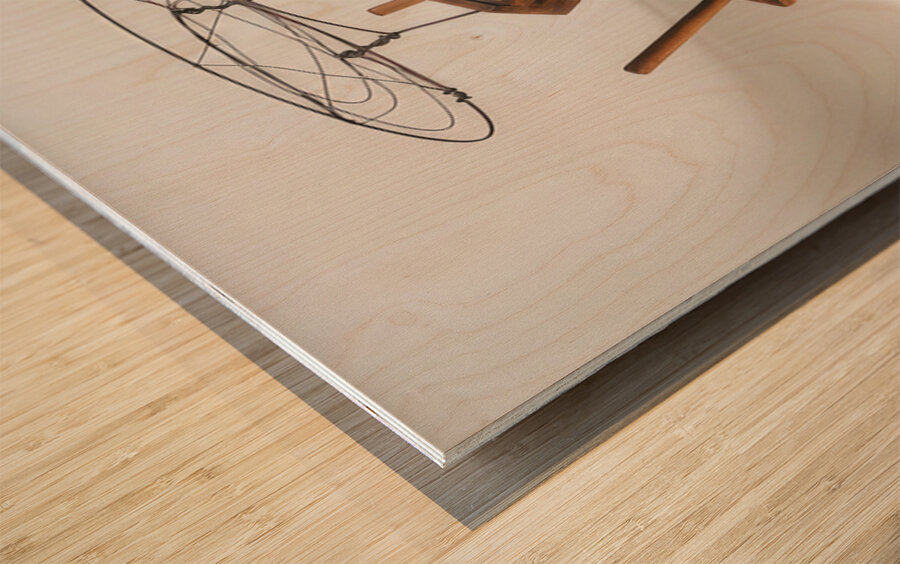 Alexander Calder 52 Wood print