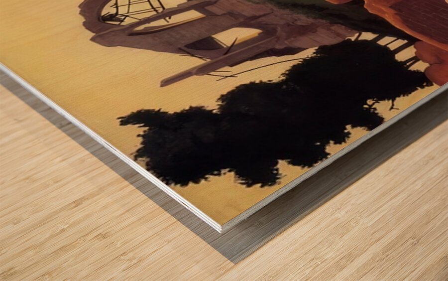 Félix Thiollier 36 Wood print