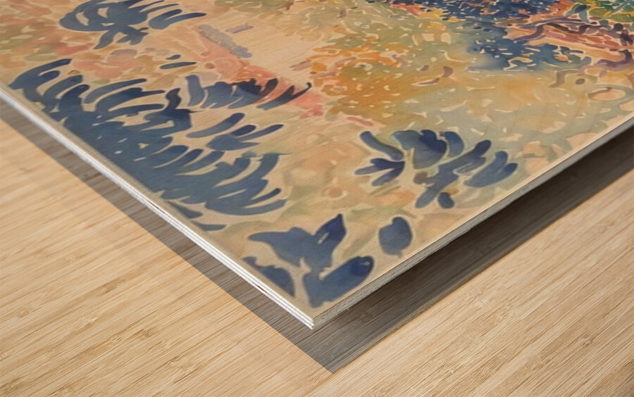 Henri Edmond Cross 4 Wood print