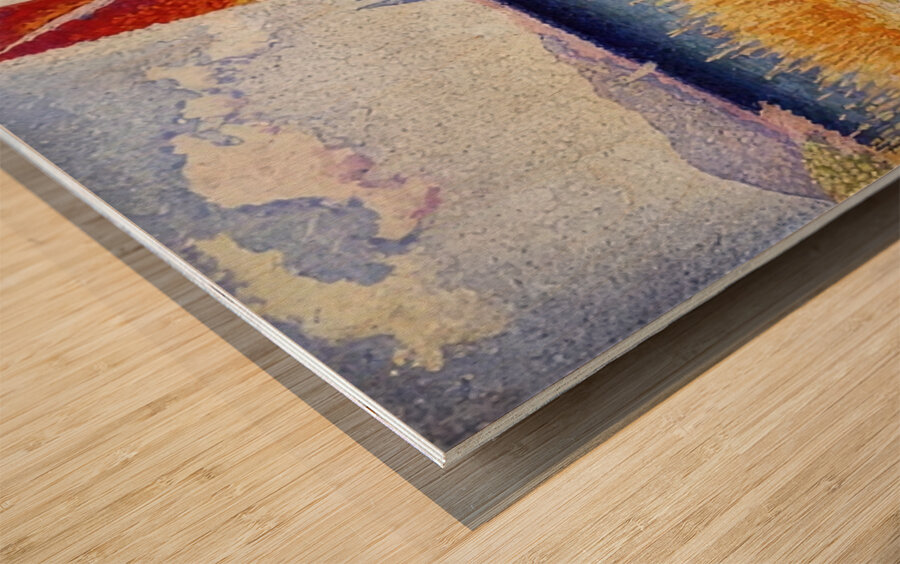 Henri Edmond Cross 8 Wood print