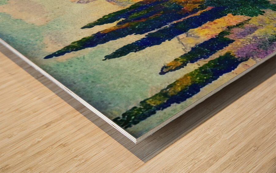 Henri Edmond Cross 4 Wood print