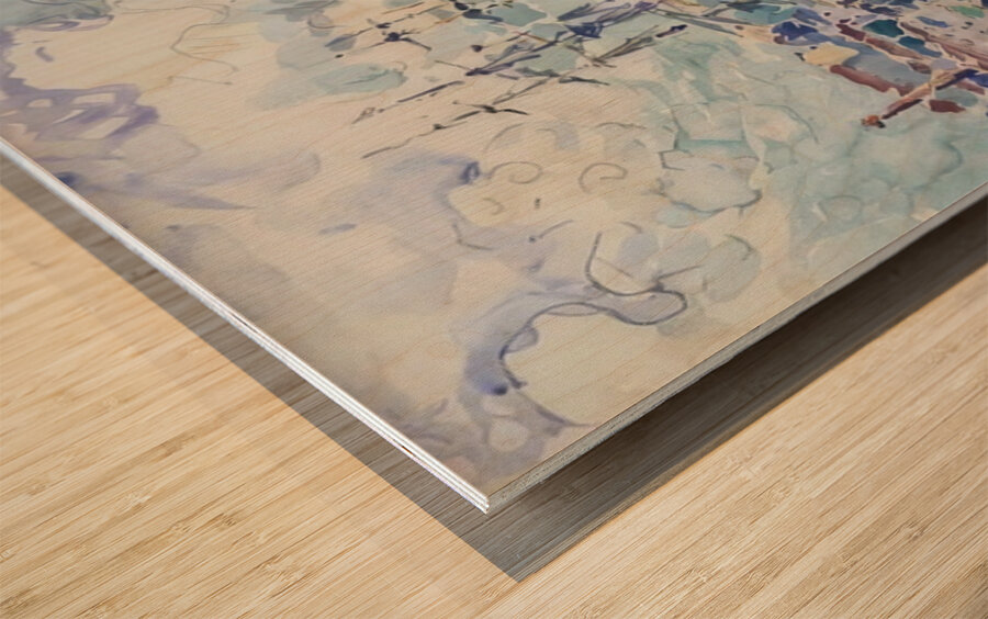 Henri Edmond Cross 8 Wood print