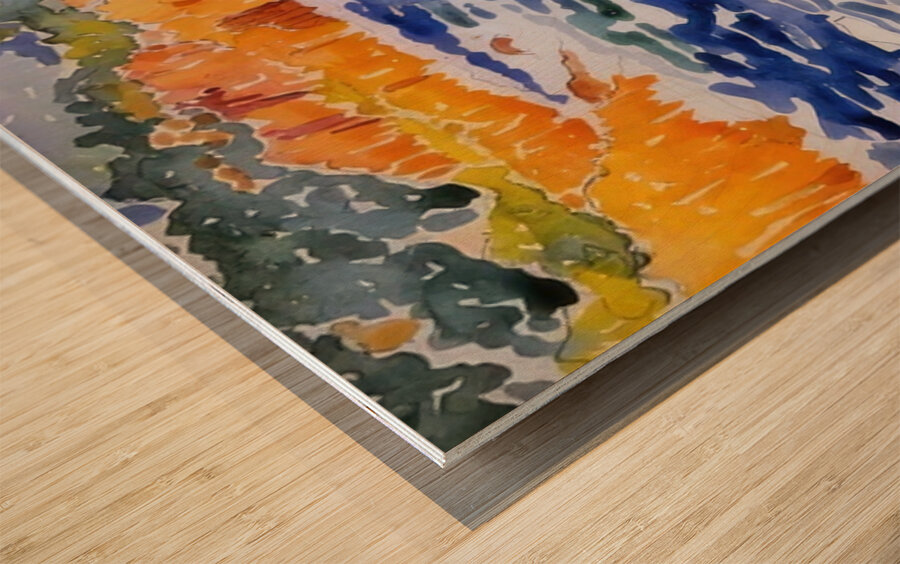 Henri Edmond Cross 40 Wood print