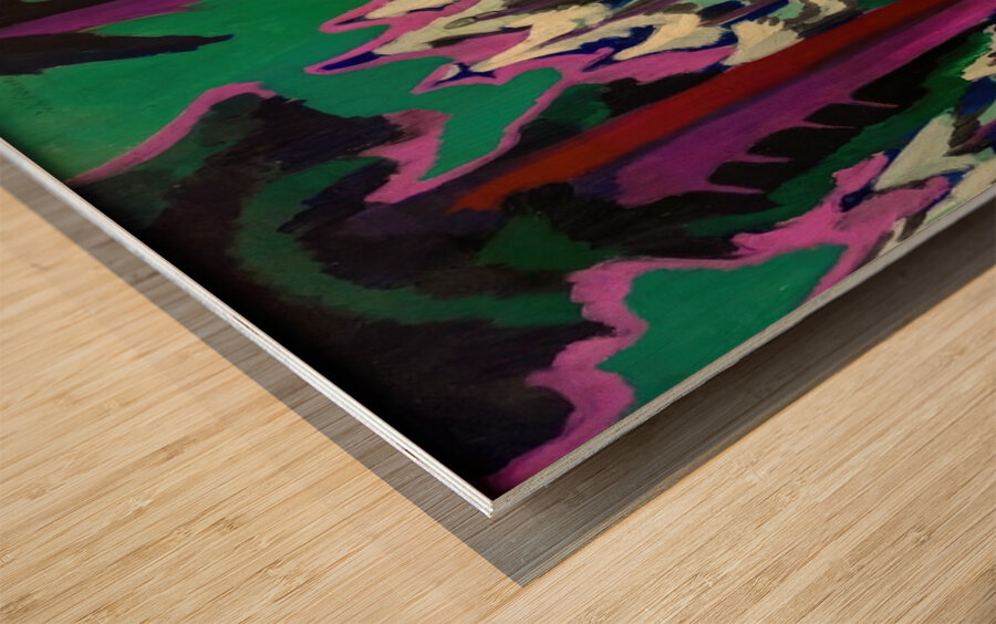 Ernst Ludwig Kirchner 9 Wood print