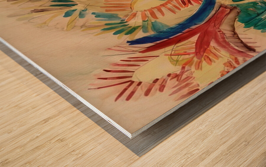 Ernst Ludwig Kirchner 16 Wood print