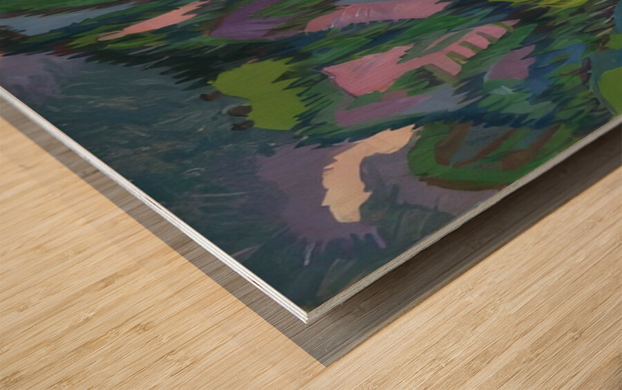 Ernst Ludwig Kirchner 18 Wood print