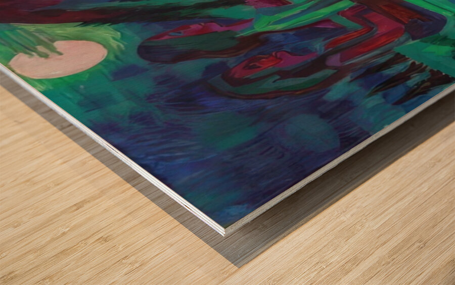 Ernst Ludwig Kirchner 32 Wood print