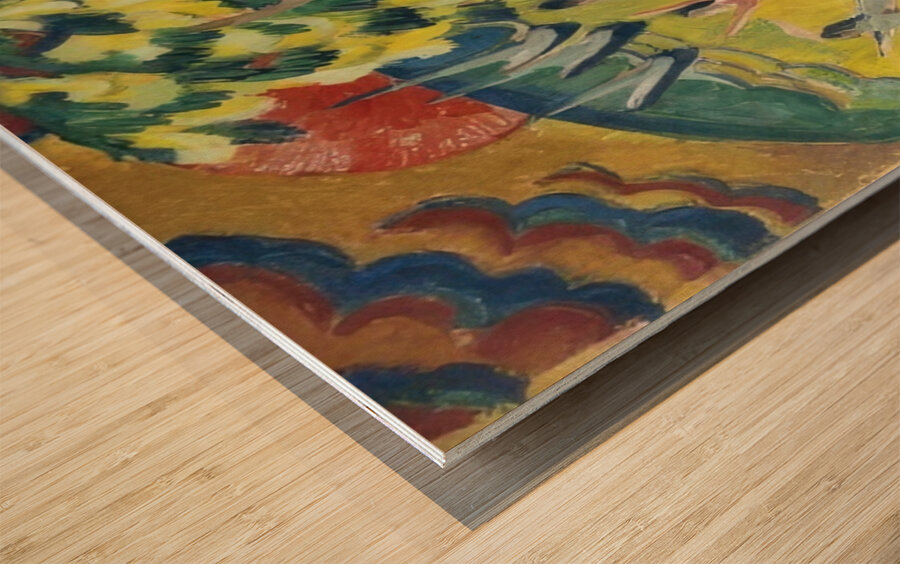 Ernst Ludwig Kirchner 40 Wood print