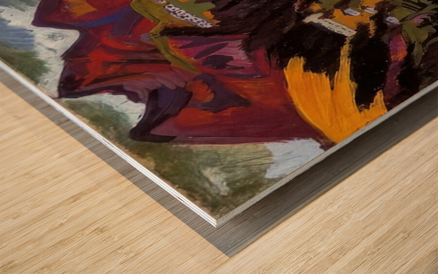 Ernst Ludwig Kirchner 53 Wood print