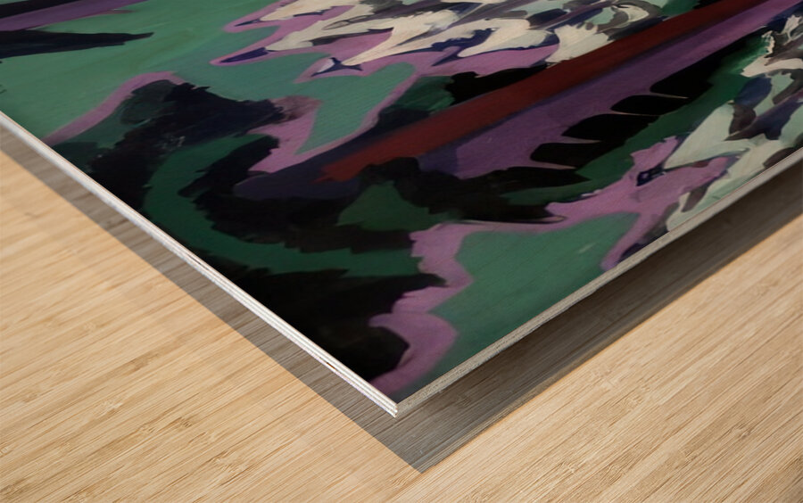 Ernst Ludwig Kirchner 62 Wood print