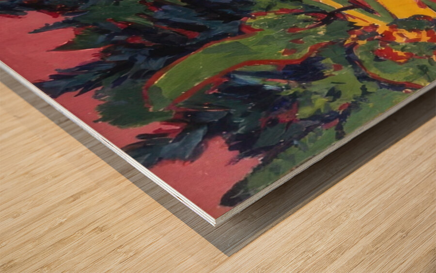 Ernst Ludwig Kirchner 70 Wood print