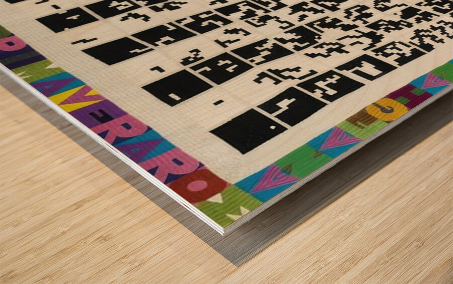 Roy Lichtenstein 11 Wood print