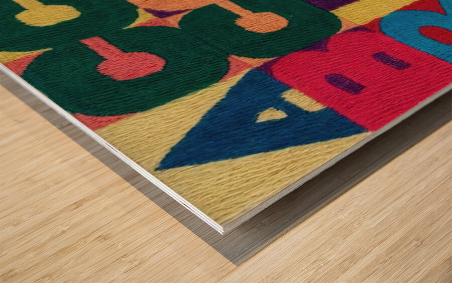 Roy Lichtenstein 14 Wood print