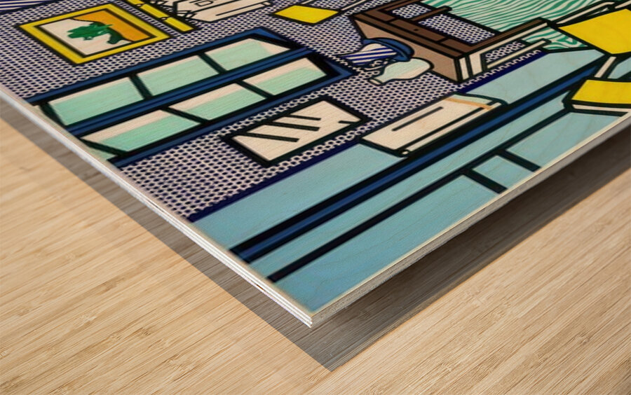 Roy Lichtenstein 17 Wood print