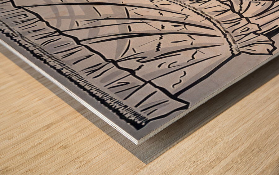 Roy Lichtenstein 23 Wood print