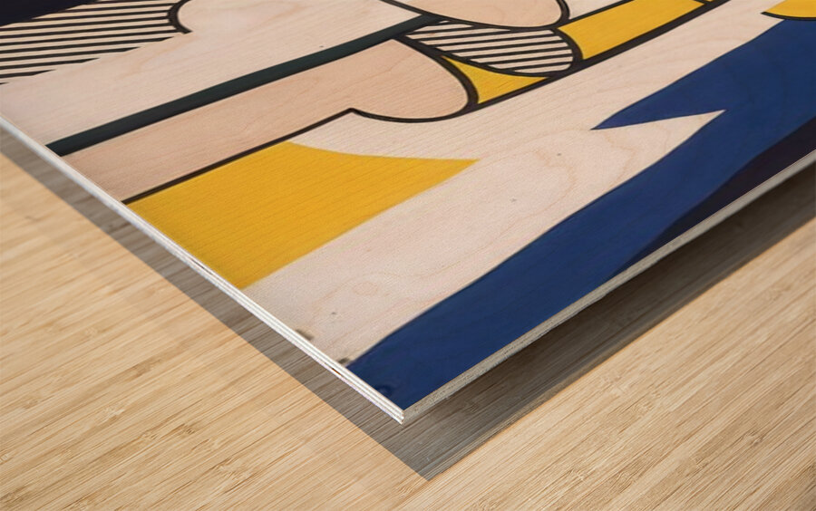 Roy Lichtenstein 24 Wood print