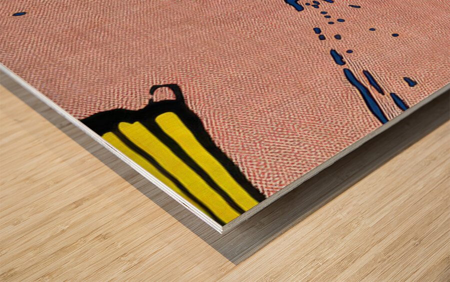 Roy Lichtenstein 34 Wood print