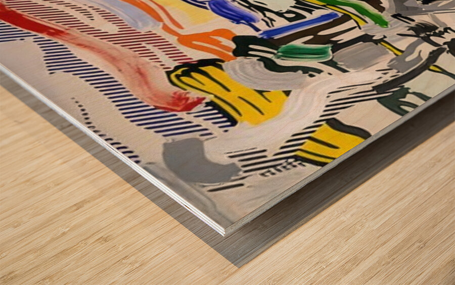 Roy Lichtenstein 36 Wood print
