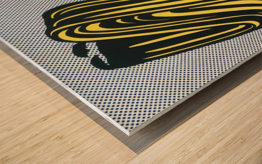Roy Lichtenstein 37 Wood print