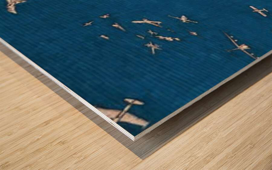 Roy Lichtenstein 45 Wood print