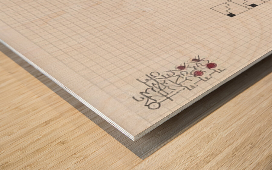 Roy Lichtenstein 46 Wood print