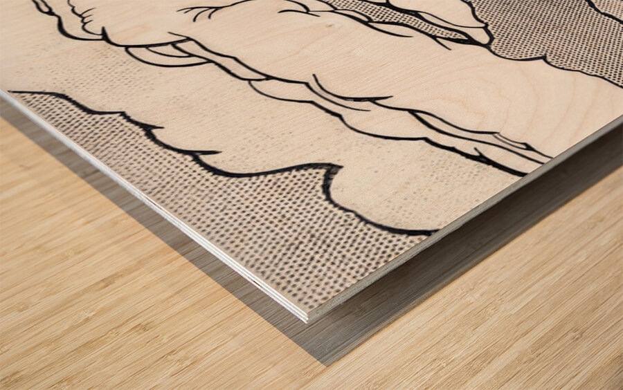 Roy Lichtenstein 47 Wood print