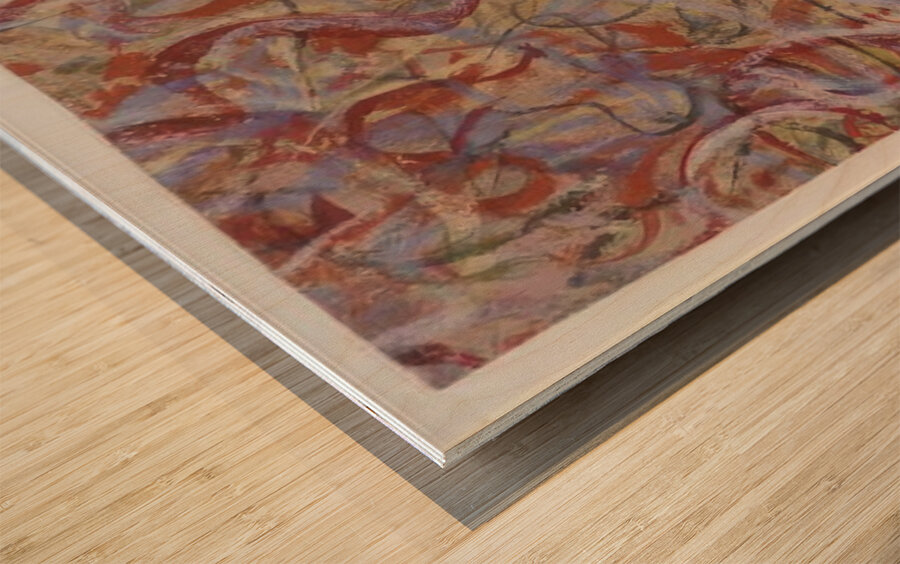 Mark Tobey 1 Wood print