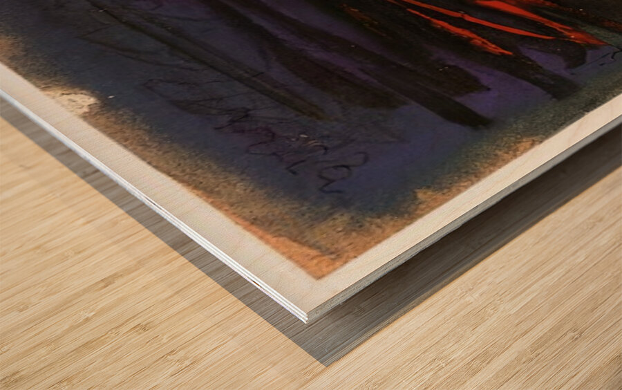 Mark Tobey 14 Wood print