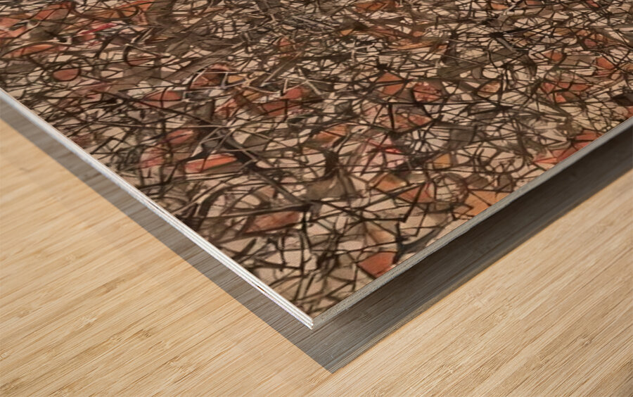 Mark Tobey 25 Wood print