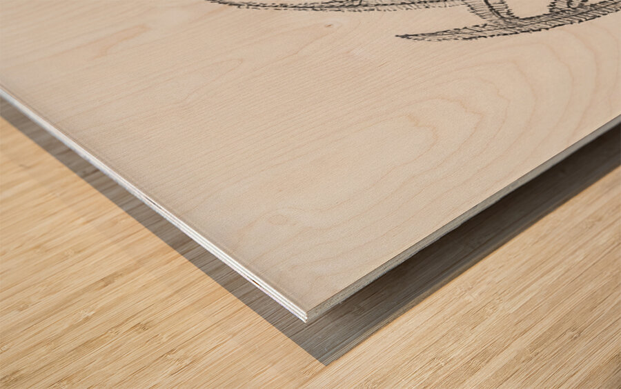 Mark Tobey 33 Wood print