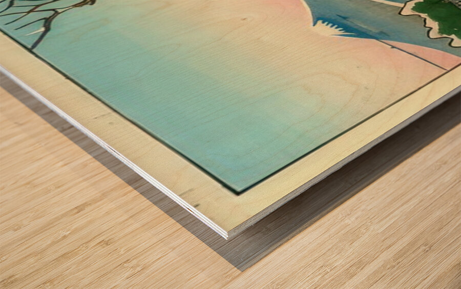 suchiya Koitsu 27 Wood print