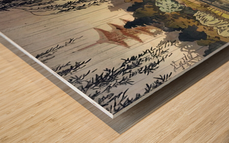 suchiya Koitsu 38 Wood print