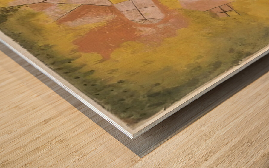 Paul Klee 5 Wood print