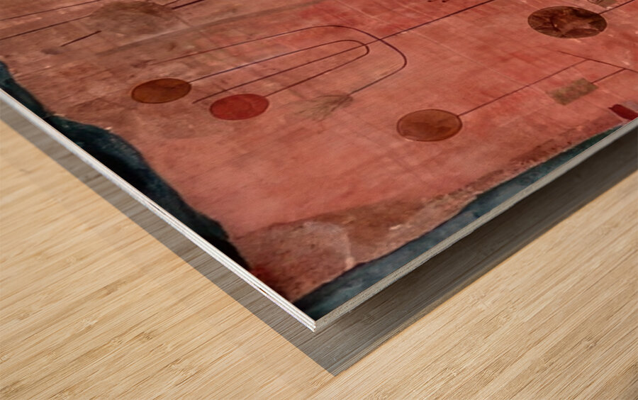 Paul Klee 17 Wood print