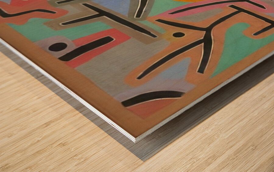 Paul Klee 16 Wood print