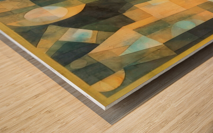 Paul Klee 18 Wood print