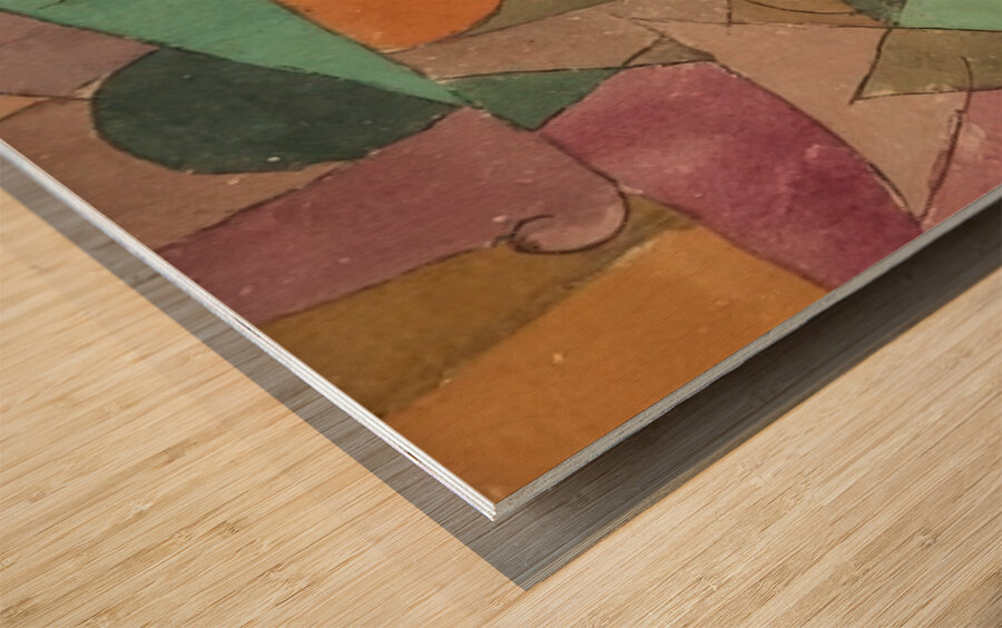 Paul Klee 19 Wood print